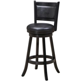 BACKED BARSTOOL - BLACK