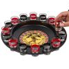 Shot Glass Roulette - Drinking Game Set; Casino Adult Party Games (2 Balls And 16 Glasses)