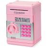 19.4*13.5*12.3cm/7.63*5.3*4.84in Musical Pink White Piggy Bank; Cash Coin Can ATM Bankk Electronic Coin Money Bank For Kids--Hot Gift