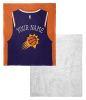 [Personalization Only] OFFICIAL NBA Jersey Silk Touch Sherpa Throw Blanket - Suns