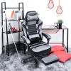 Vanbow.Seat Height Adjustable Swivel Racing Office Computer Ergonomic Video Game Chair