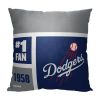 [Personalization Only] OFFICIAL MLB Colorblock Personalized Pillow - Los Angeles Dodgers