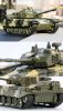 Army Vehicle Models Car Toys Combat Vehicles Toys Tank for Plastic, Set of 3