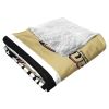 [Personalization Only] OFFICIAL NHL Colorblock Personalized Silk Touch Sherpa Throw Blanket - Anaheim Ducks