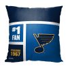 [Personalization Only] OFFICIAL NHL Colorblock Pillow - St. Louis Blues