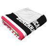 [Personalization Only] OFFICIAL NHL Colorblock Personalized Silk Touch Throw Blanket - Chicago Blackhawks