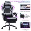 Vanbow.Seat Height Adjustable Swivel Racing Office Computer Ergonomic Video Game Chair