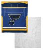 [Personalization Only] OFFICIAL NHL Jersey Personalized Silk Touch Sherpa Throw Blanket - Blues