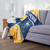 [Personalization Only] OFFICIAL NHL Colorblock Personalized Silk Touch Sherpa Throw Blanket - Buffalo Sabres