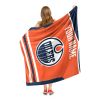 [Personalization Only] OFFICIAL NHL Jersey Silk Touch Throw Blanket - Oilers