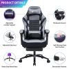 Vanbow.Seat Height Adjustable Swivel Racing Office Computer Ergonomic Video Game Chair