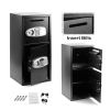 Double Door Iron Office Security Lock Digital Cash Gun Safe Depository Box