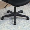 Ergonomic Office Chair with Adjustable Headrest, Black Fabric, 275 lb capacity