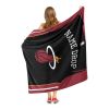 [Personalization Only] OFFICIAL NBA Jersey Personalized Silk Touch Throw Blanket - Heat