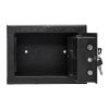 17E Home Use Upgraded Electronic Password Steel Plate Safe Box Black  XH