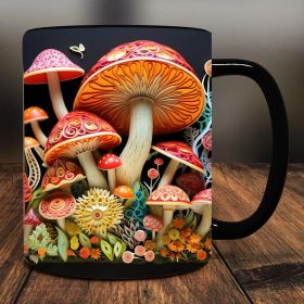 Fashion Personality Magic Mushroom Mugs (Option: 2Style-300ml)