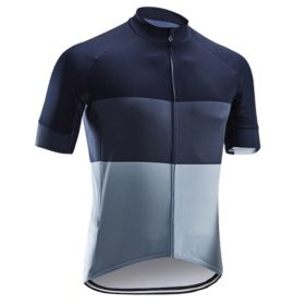 Road And Mountain Bike Cycling Jerseys Men's Tops Spring And Summer Cycling Jerseys (Option: Black gray-XS)