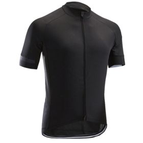 Road And Mountain Bike Cycling Jerseys Men's Tops Spring And Summer Cycling Jerseys (Option: Black-2XL)