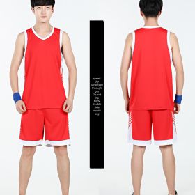 Basketball Sports Suit Men's Summer Casual Wear Sleeveless Thin Vest Running Suit Shorts Sportswear (Option: J-5XL)