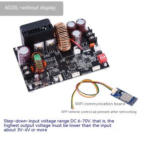 High-power Adjustable Step-down DC 60V20A WIFI Remote APP Communication Switching Power Supply (Option: Without Display Module-Power Module 2-1)