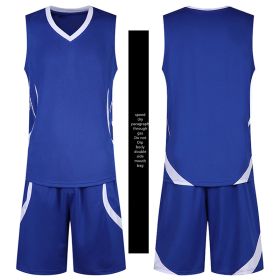 Basketball Sports Suit Men's Summer Casual Wear Sleeveless Thin Vest Running Suit Shorts Sportswear (Option: B-L)