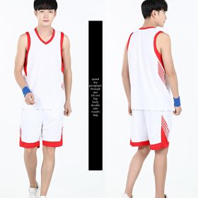 Basketball Sports Suit Men's Summer Casual Wear Sleeveless Thin Vest Running Suit Shorts Sportswear (Option: K-2XL)