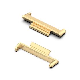 For HUAWEI HUAWEI Watch FIT 2 Metal Connector Head Grain 20mm 22mm1 Pair (Option: Gold 22mm)