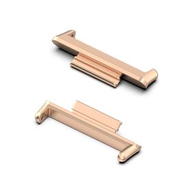 For HUAWEI HUAWEI Watch FIT 2 Metal Connector Head Grain 20mm 22mm1 Pair (Option: Rose Gold 22mm)