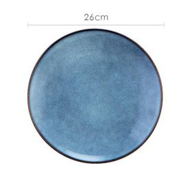 Home High-grade And Good-looking Western Food Steak Plate (Option: 10inch Star Blue)