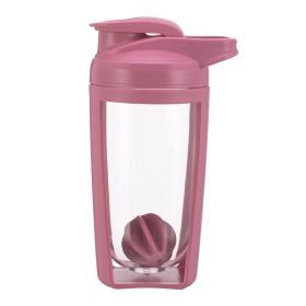 Portable Large Capacity Fitness Sports Cup (Option: Pink-650ML)