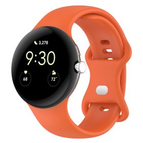 Applicable To Google Smart Watch Strap (Option: Orange-Google Pixel Watch2)