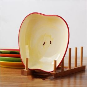 Household Ceramic Plate Creative Fruit 8 Inch (Option: Apple plate)