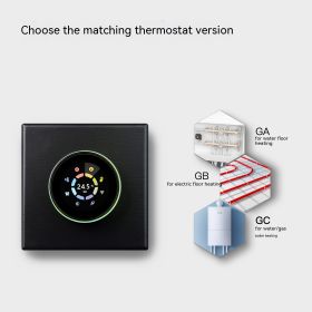 Floor Heating Plastic Thermostat Timing Digital Intelligence (Option: boiler heating)