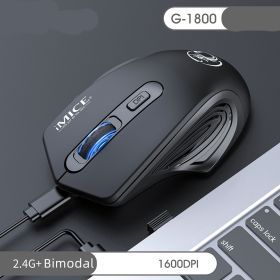 Silent Bluetooth 2.4G Wireless Mouse Charging (Option: Bluetooth 2.4G dual mode)