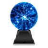 Plasma Ball Lamp 6 inch Science Toy Touch & Sound Sensitive Plasma Globe