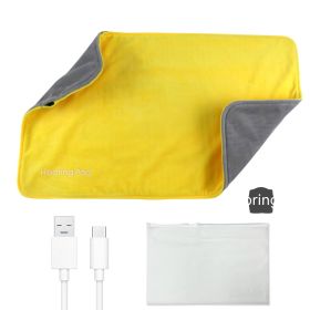 Graphene Intelligent Constant Temperature USB Heating Pad (Option: Lemon Yellow)