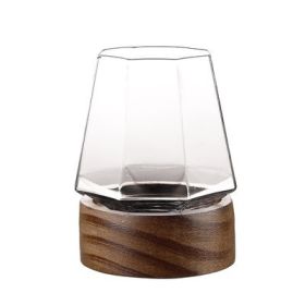 Shake Whiskey Glass Handmade (Option: Tumbler Diamond Cup Round Base)