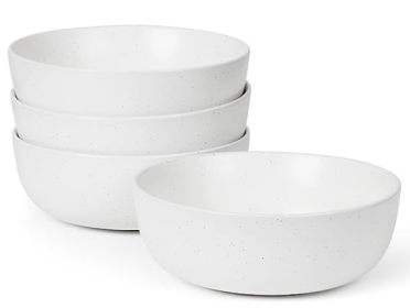 Household Ceramics Tableware (Option: White-Sesame glaze bowl)