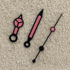 Black Edge Green Luminous Watch Needles (Option: Black Edge Red)