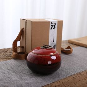 Small Ceramic Tea Pot Packing Boxes (Option: Tiantian Round Kiln Baked Red)