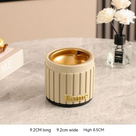 Light Luxury Windproof Funnel Ashtray With Lid (Option: S221 Mud Ash)