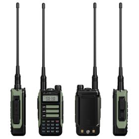 UV-16PLUSpro Walkie-talkie 10W High Power Outdoor Wireless (Option: Army Green-USB)