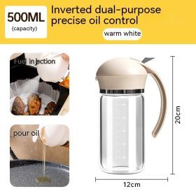 Oil Dispenser Spray And Pour Dual-purpose Oiler (Option: Warm White 500ml)