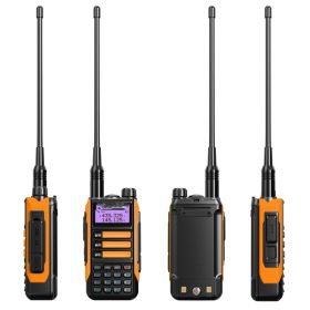 UV-16PLUSpro Walkie-talkie 10W High Power Outdoor Wireless (Option: Orange-USB)