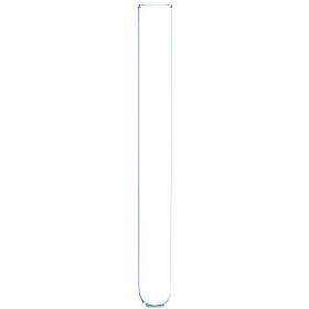 Chemical Laboratory High Temperature Resistant Borosilicate Glass Flat Round Bottom Test Tube (Option: 25mmx150mm)